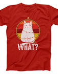 Grumpy Cat Wrapped in Lights Christmas T-Shirt | Funny Festive Cat Tee