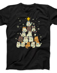 Cat Christmas Tree T-Shirt | Festive Cats Holiday Tee
