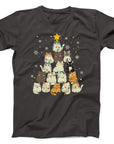 Cat Christmas Tree T-Shirt | Festive Cats Holiday Tee