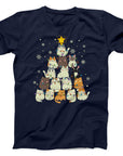 Cat Christmas Tree T-Shirt | Festive Cats Holiday Tee