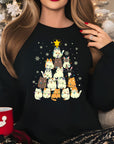 Cat Christmas Tree Jumper | Fun Holiday Cats Design