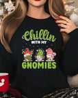 Chillin' with My Gnomies Christmas Jumper | Fun Festive Gnomes Design