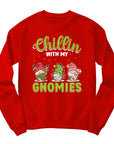 Chillin' with My Gnomies Christmas Jumper | Fun Festive Gnomes Design