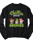 Chillin' with My Gnomies Christmas Jumper | Fun Festive Gnomes Design