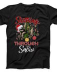 Slothing Through the Snow T-Shirt | Funny Christmas Sloth Tee