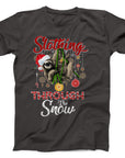 Slothing Through the Snow T-Shirt | Funny Christmas Sloth Tee