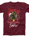 Slothing Through the Snow T-Shirt | Funny Christmas Sloth Tee