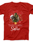 Slothing Through the Snow T-Shirt | Funny Christmas Sloth Tee