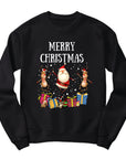 Merry Christmas Jumper | Santa and Reindeer Festive Design