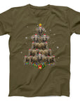Elephant Christmas Tree T-Shirt | Fun Festive Animal Design Tee