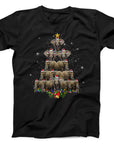 Elephant Christmas Tree T-Shirt | Fun Festive Animal Design Tee