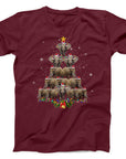 Elephant Christmas Tree T-Shirt | Fun Festive Animal Design Tee