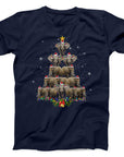 Elephant Christmas Tree T-Shirt | Fun Festive Animal Design Tee