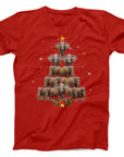 Elephant Christmas Tree T-Shirt | Fun Festive Animal Design Tee