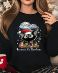 "Everything is Fine" Christmas Cat Jumper | Humorous Holiday Design