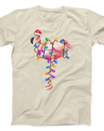 Christmas Flamingo T-Shirt | Festive Flamingo Wrapped in Lights Tee