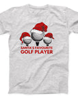 Santa’s Favourite Golf Player T-Shirt | Funny Christmas Golf Tee