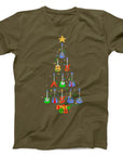 Guitar Christmas Tree T-Shirt | Festive Music Lover's Tee