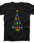 Guitar Christmas Tree T-Shirt | Festive Music Lover's Tee