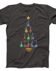 Guitar Christmas Tree T-Shirt | Festive Music Lover's Tee