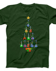 Guitar Christmas Tree T-Shirt | Festive Music Lover's Tee