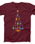 Guitar Christmas Tree T-Shirt | Festive Music Lover's Tee