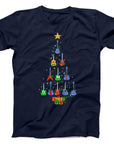 Guitar Christmas Tree T-Shirt | Festive Music Lover's Tee