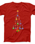 Guitar Christmas Tree T-Shirt | Festive Music Lover's Tee
