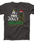 Is This Jolly Enough Christmas Cat T-Shirt | Funny Holiday Cat Tee