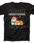 Merry Pigmas Guinea Pig Christmas T-Shirt | Cute Festive Holiday Tee