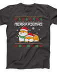 Merry Pigmas Guinea Pig Christmas T-Shirt | Cute Festive Holiday Tee