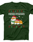 Merry Pigmas Guinea Pig Christmas T-Shirt | Cute Festive Holiday Tee
