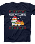 Merry Pigmas Guinea Pig Christmas T-Shirt | Cute Festive Holiday Tee
