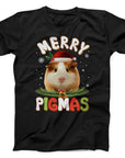 Merry Pigmas Guinea Pig Christmas T-Shirt | Cute Festive Holiday Tee