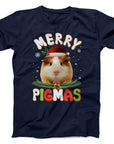 Merry Pigmas Guinea Pig Christmas T-Shirt | Cute Festive Holiday Tee