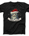 Santa Claws Christmas Cat T-Shirt | Cute Festive Cat Tee