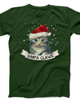 Santa Claws Christmas Cat T-Shirt | Cute Festive Cat Tee