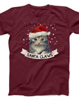 Santa Claws Christmas Cat T-Shirt | Cute Festive Cat Tee