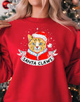 Santa Claws Christmas Jumper | Festive Cat in Santa Suit Design