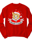 Santa Claws Christmas Jumper | Festive Cat in Santa Suit Design