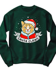 Santa Claws Christmas Jumper | Festive Cat in Santa Suit Design