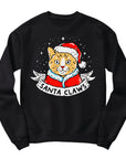 Santa Claws Christmas Jumper | Festive Cat in Santa Suit Design