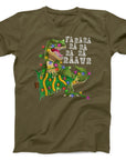 T-Rex Christmas Lights T-Shirt | Funny Dinosaur Holiday Tee