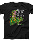 T-Rex Christmas Lights T-Shirt | Funny Dinosaur Holiday Tee