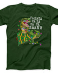 T-Rex Christmas Lights T-Shirt | Funny Dinosaur Holiday Tee