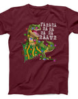 T-Rex Christmas Lights T-Shirt | Funny Dinosaur Holiday Tee