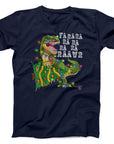 T-Rex Christmas Lights T-Shirt | Funny Dinosaur Holiday Tee