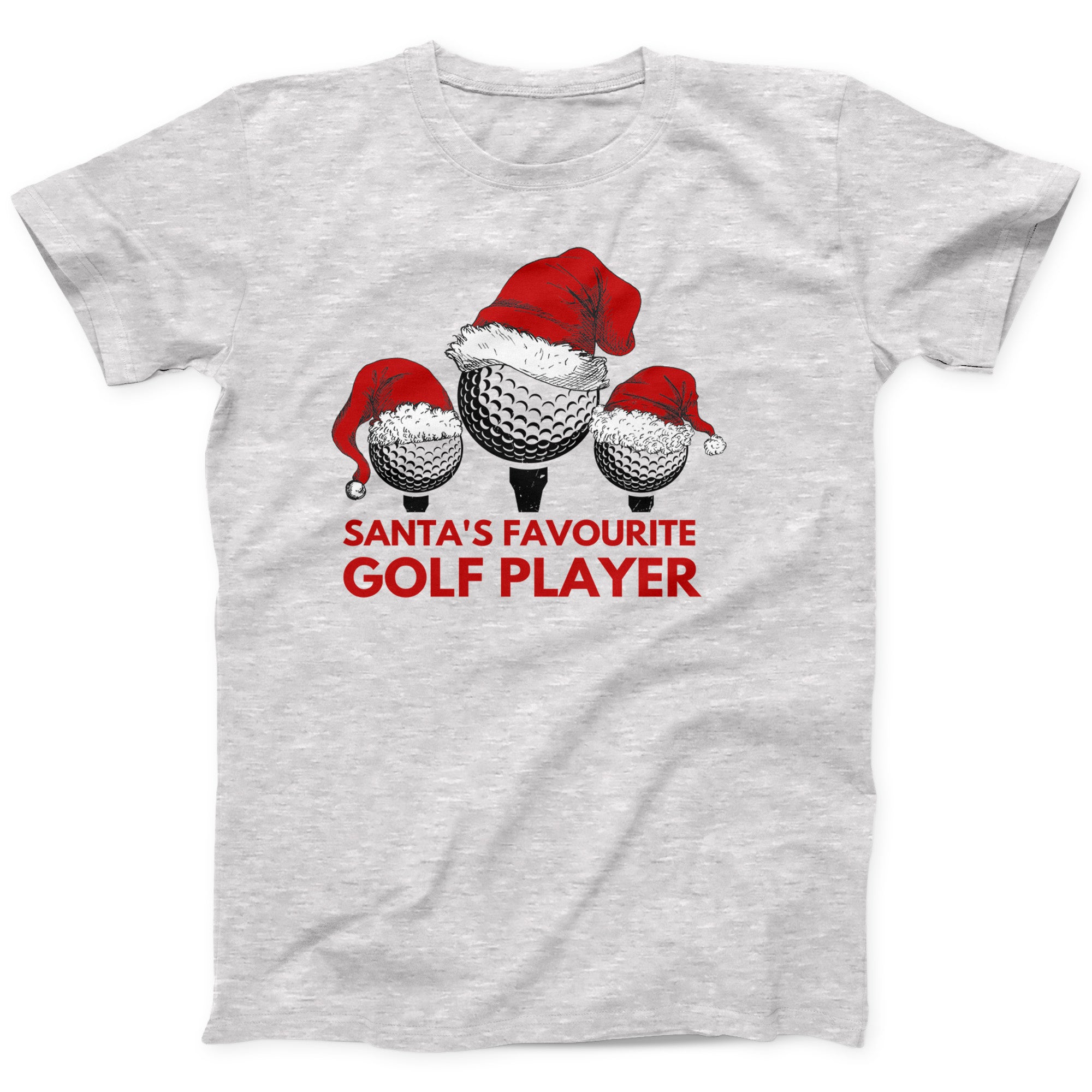 Santa’s Favourite Golf Player T-Shirt | Funny Christmas Golf Tee