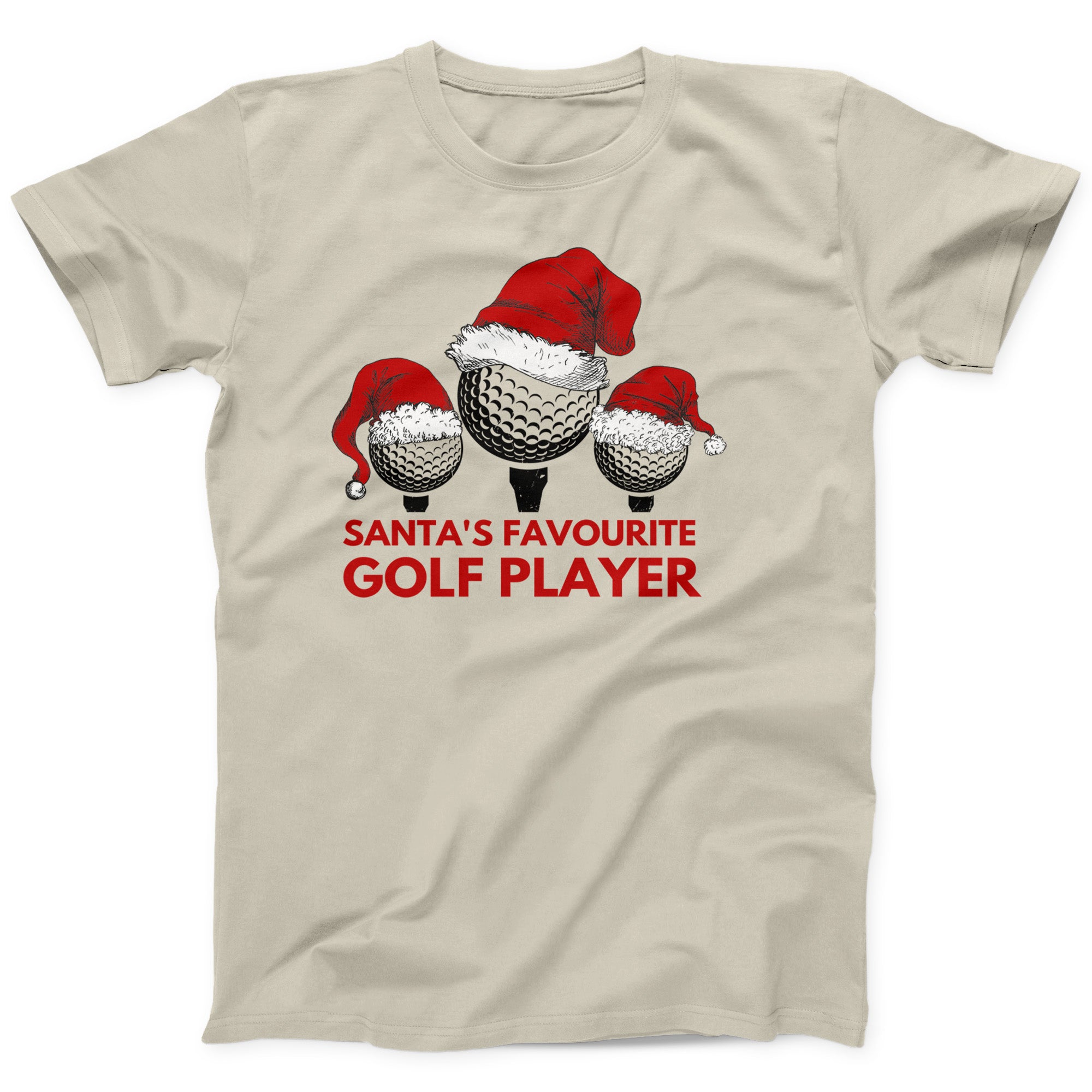 Santa’s Favourite Golf Player T-Shirt | Funny Christmas Golf Tee