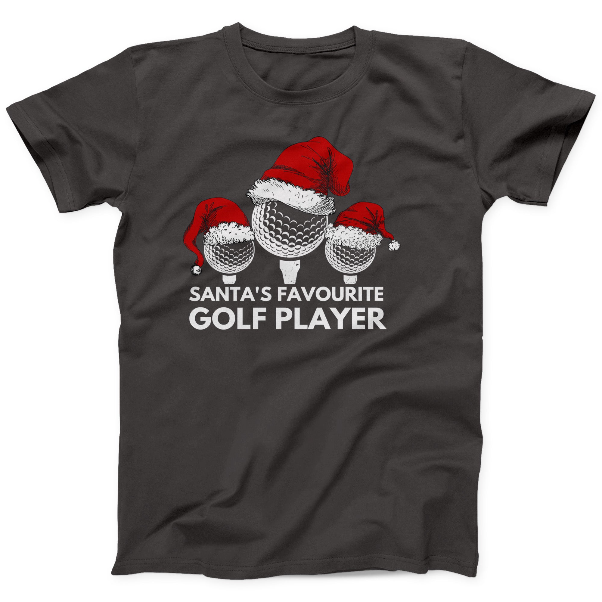 Santa’s Favourite Golf Player T-Shirt | Funny Christmas Golf Tee